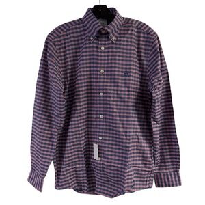 NWT Brooks Brothers Red & Blue Plaid Button Down Shirt Size S